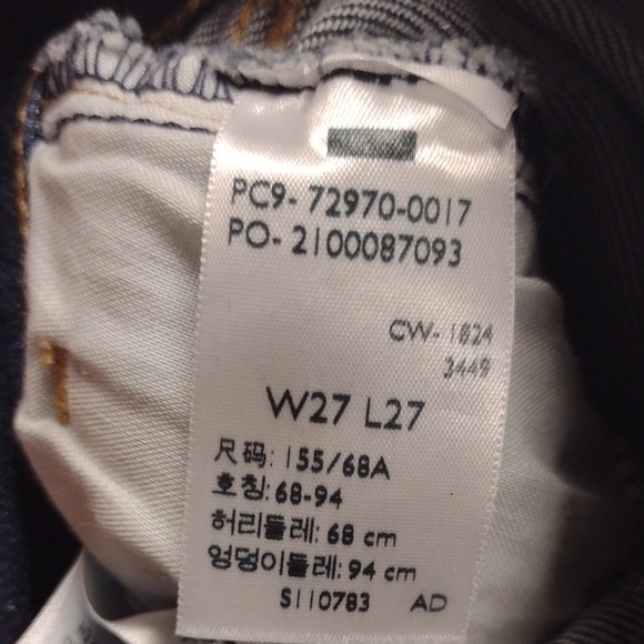 Levi's Women's  Dark Blue High-Rise Wide Leg Jeans,Western,Festival. - Picture 8 of 15